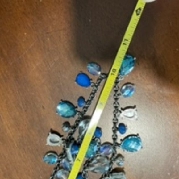 Blue/Aqua/Turquoise Layered Necklace - Picture 13 of 15